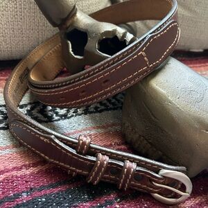 Duluth Trading Company Brown Ranger Belt Size 34.